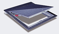 FT-8040 Aluminum Floor Door Recessed 1/8" for Vinyl Tile or Carpet