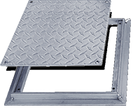 FD-8060 Aluminum Floor Door - Removable Cover