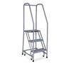 Cotterman 18" Wide Rolling Metal Ladder With Handrails - As Low As