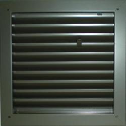 Air Louvers 1900A - FIRE-RATED, ADJUSTABLE Z-BLADE LOUVER