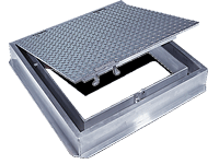 Acudor FC-H20 Aluminum Trough/Channel Frame Floor Door